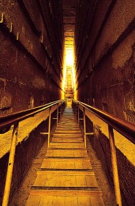 The Grand Gallery of the Great Pyramid.