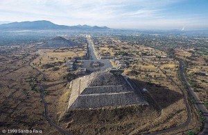 Step pyramids, Teotihuacan, Mexico