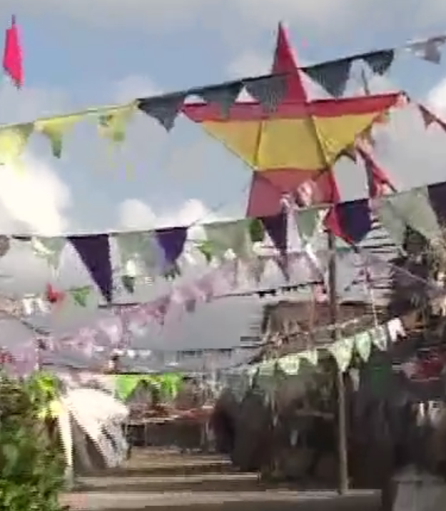 Picture 38: The Cuna village and the pentagram. Screen shot from Youtube. https://www.youtube.com/watch?v=clOoZZkTptI