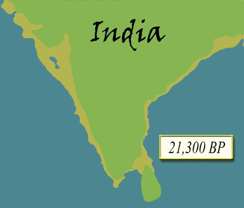 Animation of Milne's Innundation Map for India