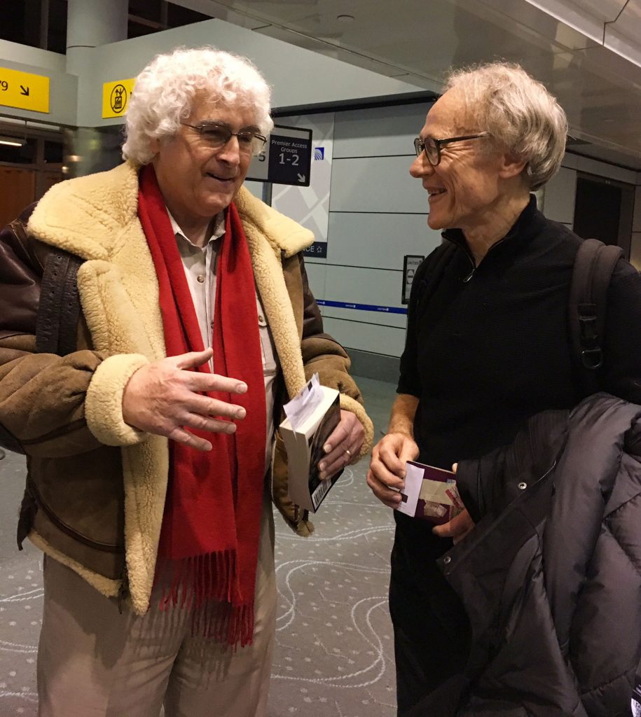 Graham Hancock (right) with Daniel Sheehan. Photo: Santha Faiia