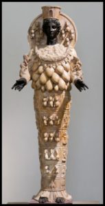 Statue of the type of the Artemis of Ephesus. CC BY 2.5 